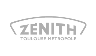 Logo Zenith de Toulouse - Client de l'agence Tout Com
