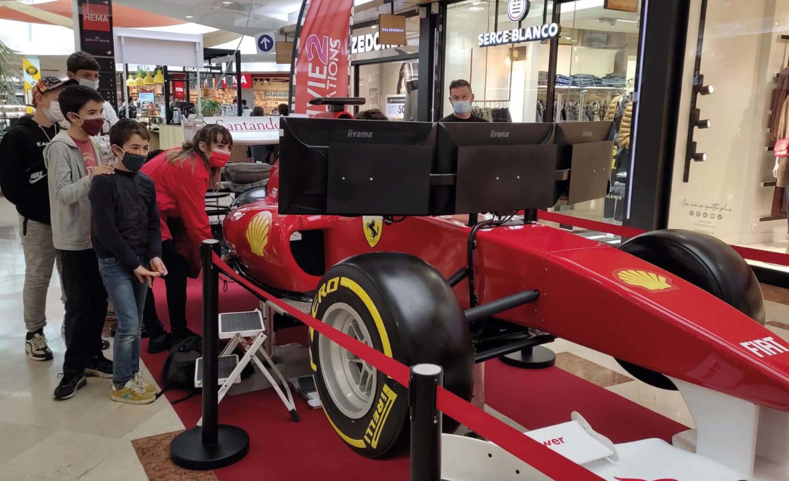 Simulateur de Ferari - Fou 2 courses l'événement à sensation