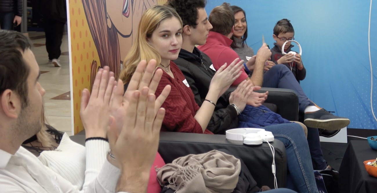 Les candidats applaudissent - Les 2 amours l'événement des amoureux